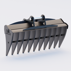 Kobelco SK230SRLC Excavator Land Clearance Rake - 84" Heavy Duty