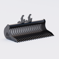 Kubota KX033 Quick Attach Rake Riddle Bucket 48" / 1200mm