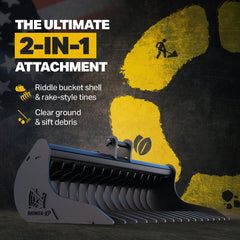 CAT 302.5 Rake Riddle Bucket 48" / 1200mm