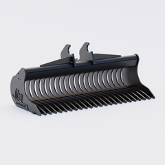 Kubota KX057-5 Quick Attach Rake Riddle Bucket 60" / 1500mm