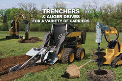 Baumalight | TN760 Trencher For Skid Steer - Hi Flow