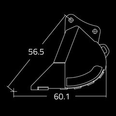 WAIN ROY | Dirt Buckets for Excavators (30,000 - 41,000 lbs.)