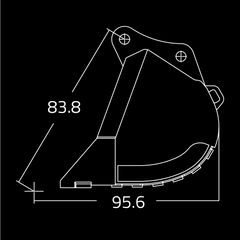 WAIN ROY | Dirt Buckets for Excavators (110,000 - 160,000 lbs.)