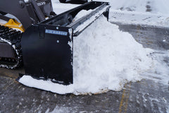BLUE DIAMOND | Snow Pusher for Skid Steer - Heavy & Standard Duty