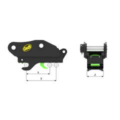 Geith Excavator Hydraulic Quick Coupler