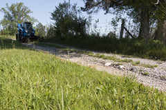 BLUE DIAMOND SEVERE DUTY SKID STEER POWER RAKE, MANUAL ANGLE