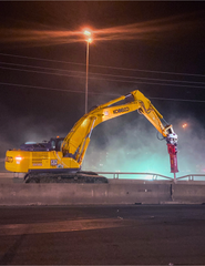 Connect Work Tools CH Series Hydraulic Breaker for 16–70 Ton Excavators | Demolition Hammer for Concrete & Rock