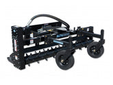 BLUE DIAMOND | EXTREME DUTY POWER RAKE FOR SKID STEER, MANUAL ANGLE