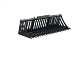 Virnig V30 Compact Tractor Skeleton Rock Bucket for Tractors with Skid Steer Coupler