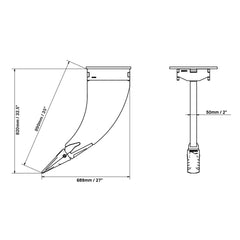 Sany SY80 Ripper Tooth