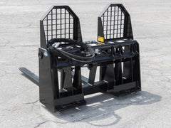 BLUE DIAMOND | Hydraulic Adjusting Pallet Forks for Skid Steer