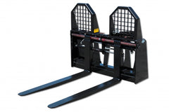 BLUE DIAMOND | Hydraulic Adjusting Pallet Forks for Skid Steer