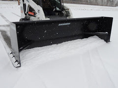 BLUE DIAMOND | Snow Pusher for Skid Steer - Heavy & Standard Duty