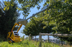 Baumalight HSM513 Tree Saw with Extended Boom for Skidsteers