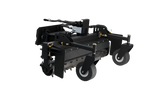 CID Multi-Purpose Power Rake for Mini Skid Steers | Black agricultural tiller on a white background