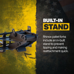 Kubota KX030-4 Quick Attach Pallet Forks