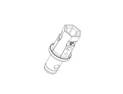 Digga Drive Tool - 2.5" Hex - 1.5" Sq Pile