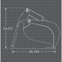 Loflin Fabrication | Skid Steer Xtra Heavy Duty Grapple Bucket