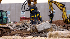 MB Crusher Demolition Pulverizer | Model MB-PT1650 | Overall Width 55" | Machine Size 19-25 Tons | For Excavators