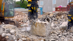 MB Crusher Demolition Pulverizer | Model MB-PT1650 | Overall Width 55" | Machine Size 19-25 Tons | For Excavators
