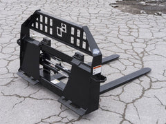BLUE DIAMOND | Hydraulic Adjusting Pallet Forks for Skid Steer