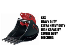 WAIN ROY | Severe duty Rock Buckets for Excavators (12500-20000 lbs.)