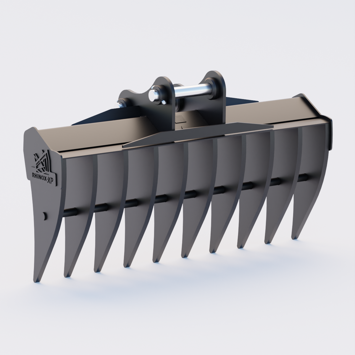SANY SY135C  Excavator Land Clearance Rake - 72" Heavy Duty