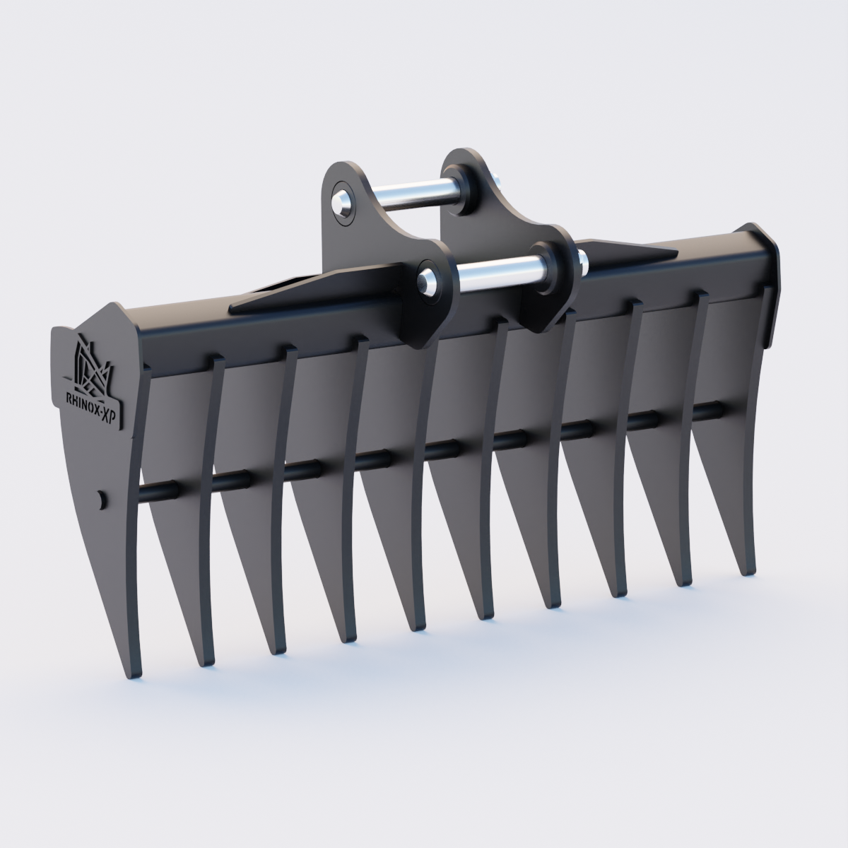 Linkbelt 145 X4 SPIN ACE  Excavator Land Clearance Rake - 72" Heavy Duty