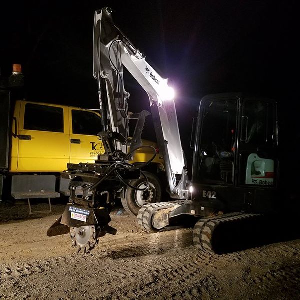 BLUE DIAMOND Extreme Duty Stump Grinder for Skid Steer