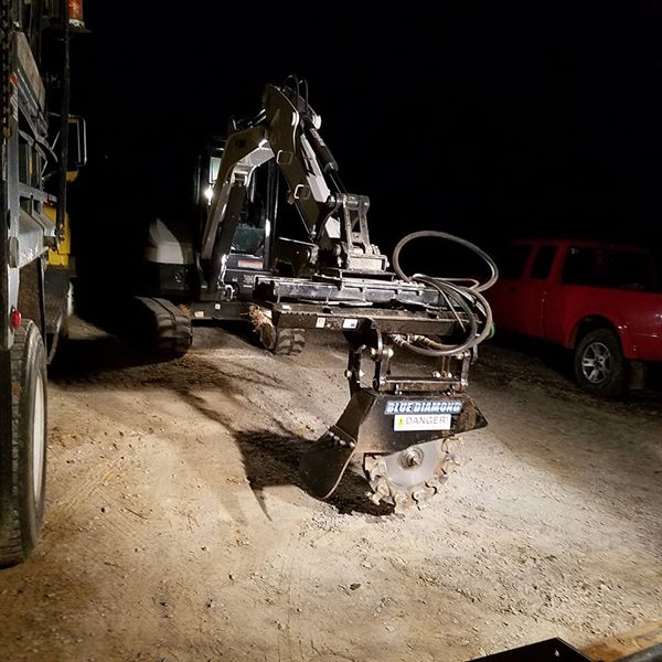 BLUE DIAMOND Extreme Duty Stump Grinder for Skid Steer