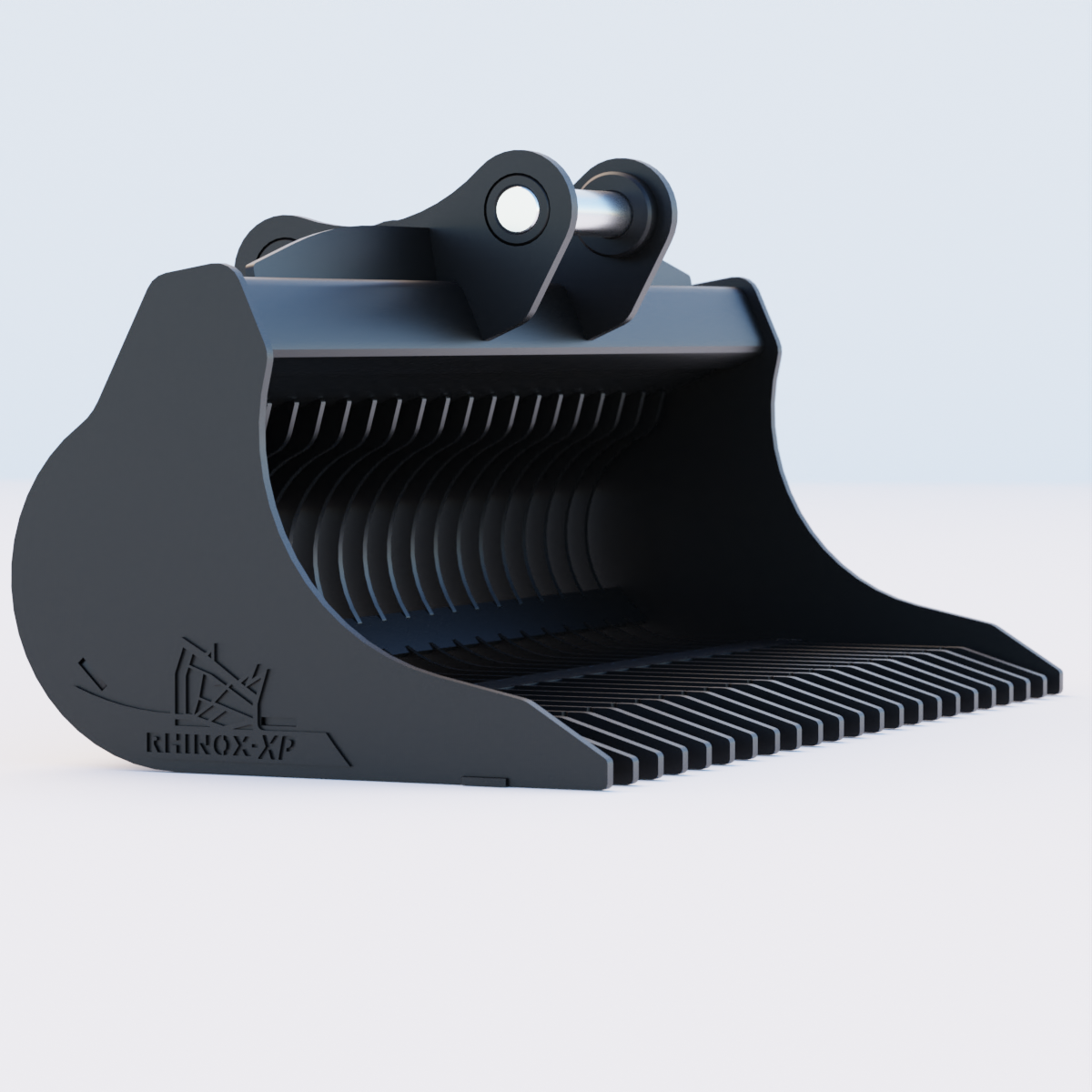 Linkbelt 250 X4 Excavator Rake Riddle Bucket - 84"
