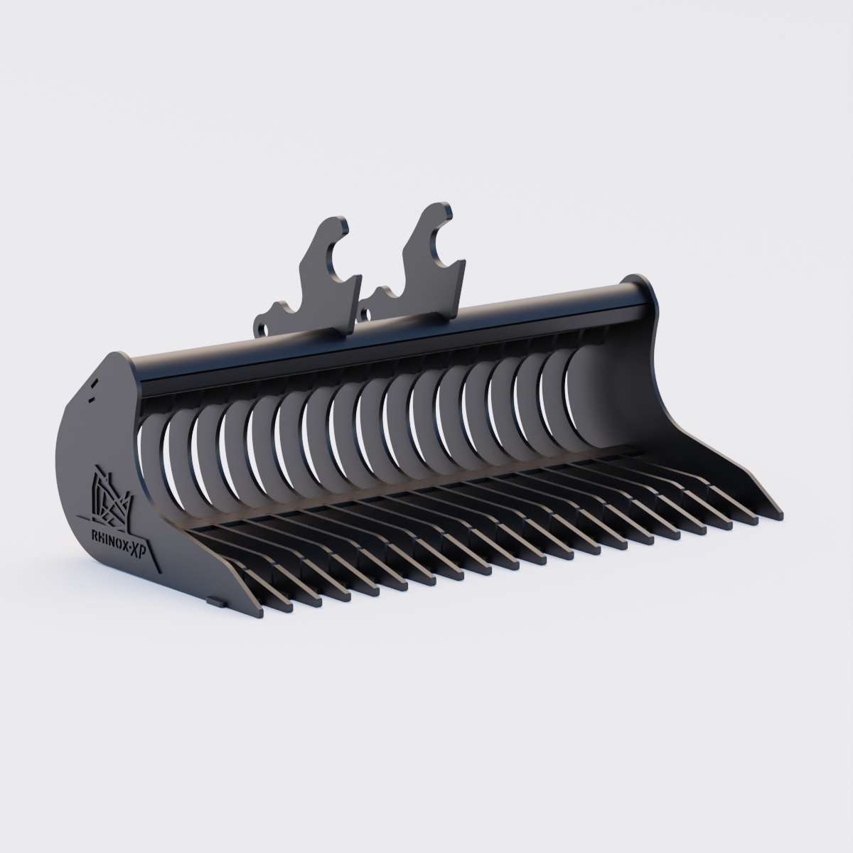 Kubota KX61-2 Quick Attach Rake Riddle Bucket 48" / 1200mm