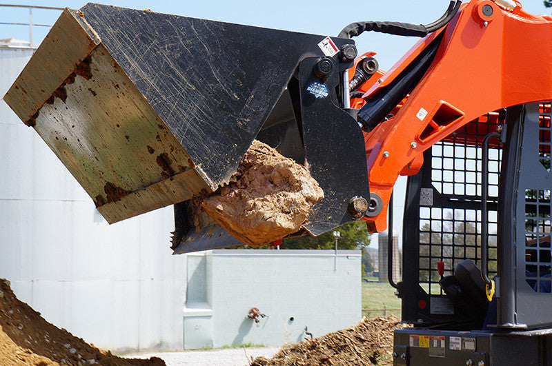 BLUE DIAMOND 4-in-1 Bucket for Skid Steer
