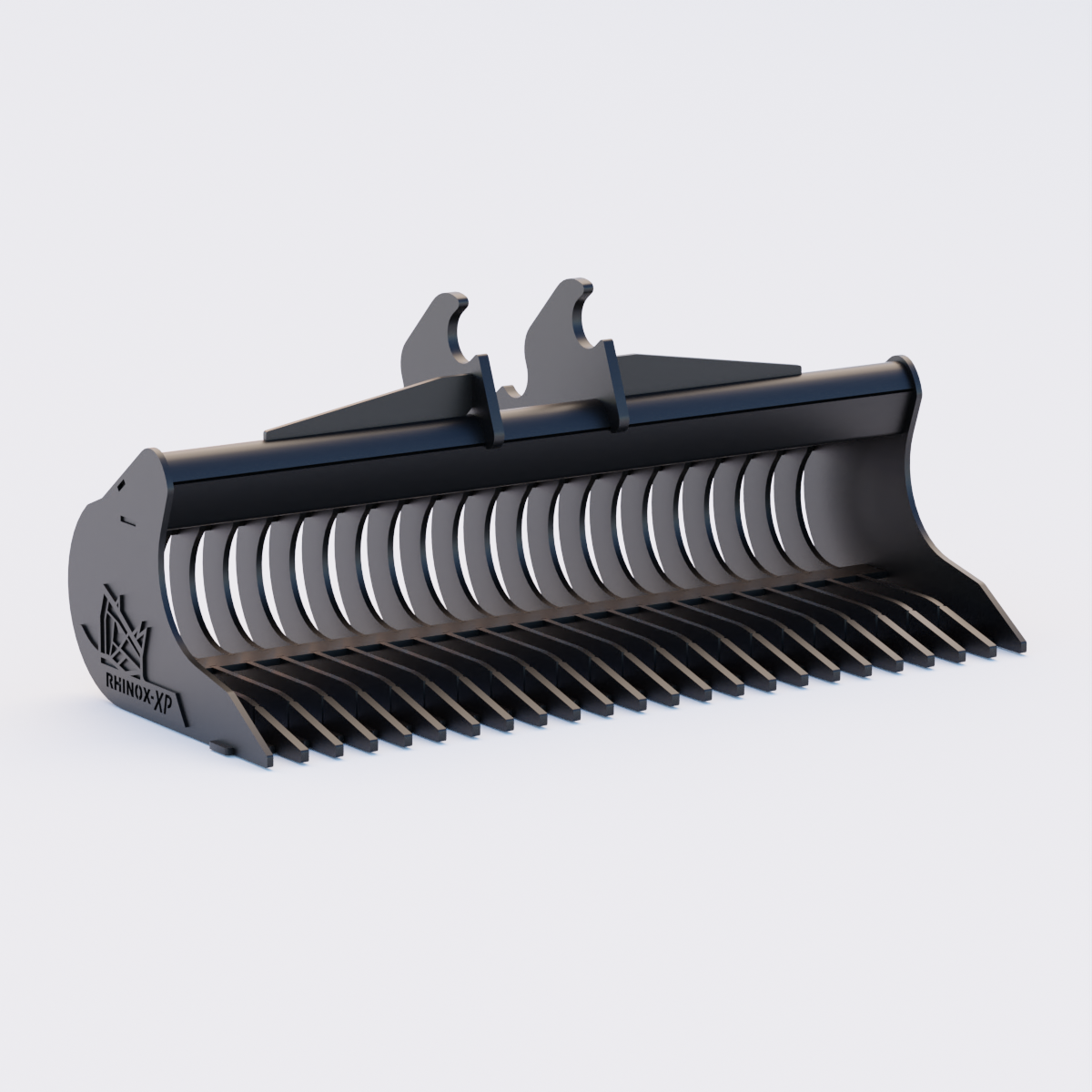 Kubota KX057-5 Quick Attach Rake Riddle Bucket 60" / 1500mm