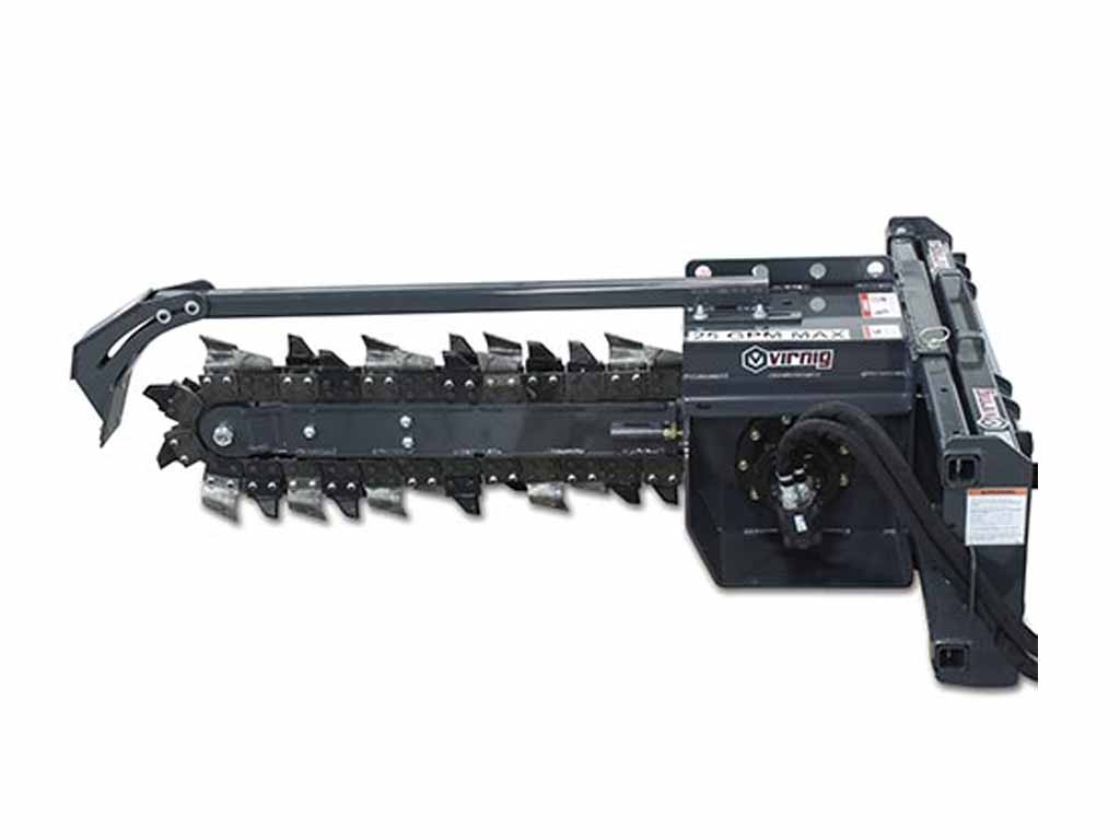 Virnig V50 Trencher For Skid Steer | Standard Flow