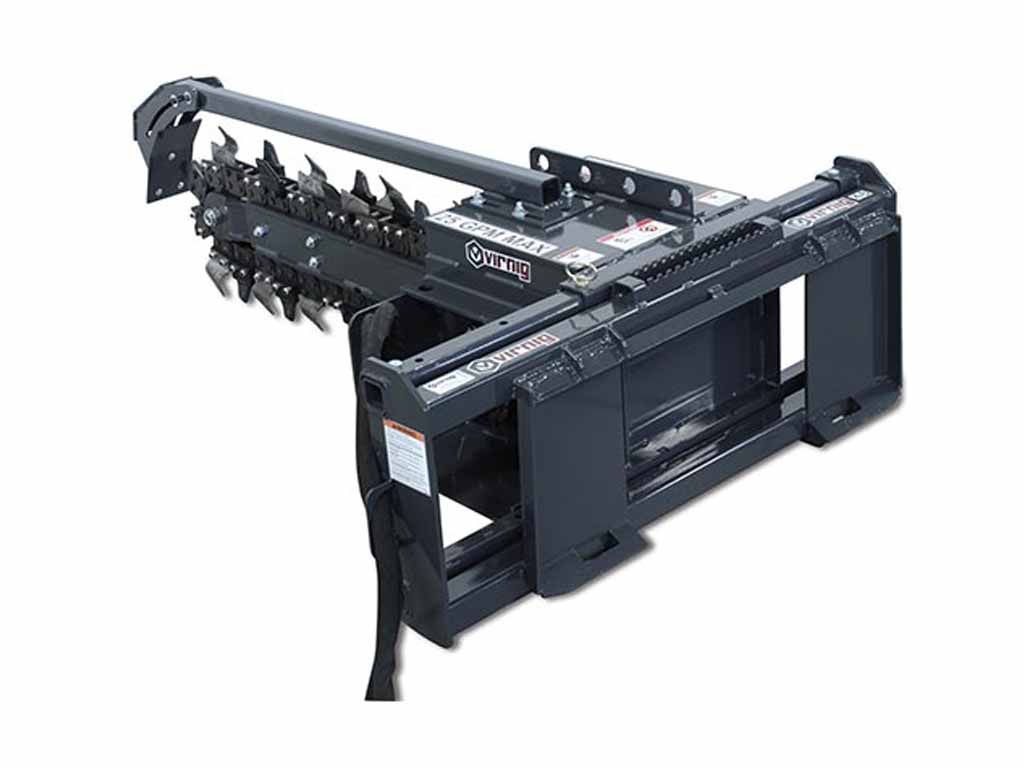 Virnig V50 Trencher For Skid Steer | Standard Flow
