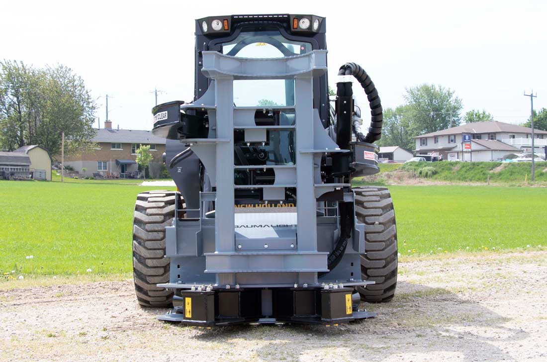 Baumalight ISH/ISR Series Tree Shear With Buncher For Skid Steer