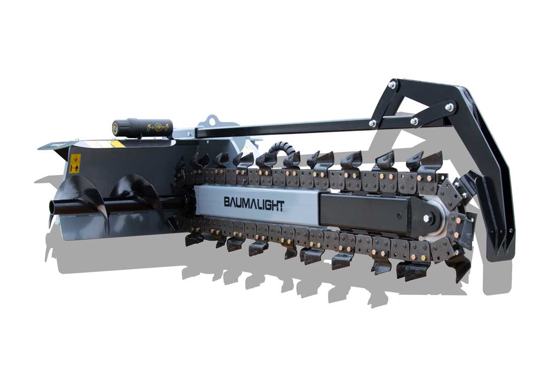 Baumalight | TN760 Trencher For Skid Steer - Hi Flow