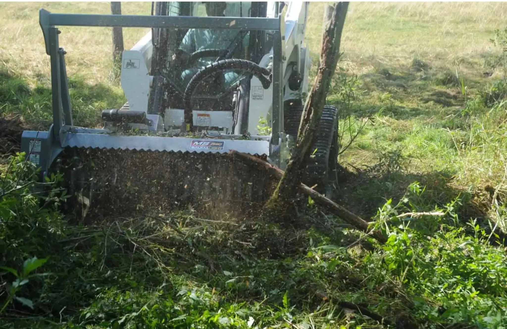 Baumalight MS560 Skid Steer Mulcher | 60" Fixed Tooth Brush Mulcher