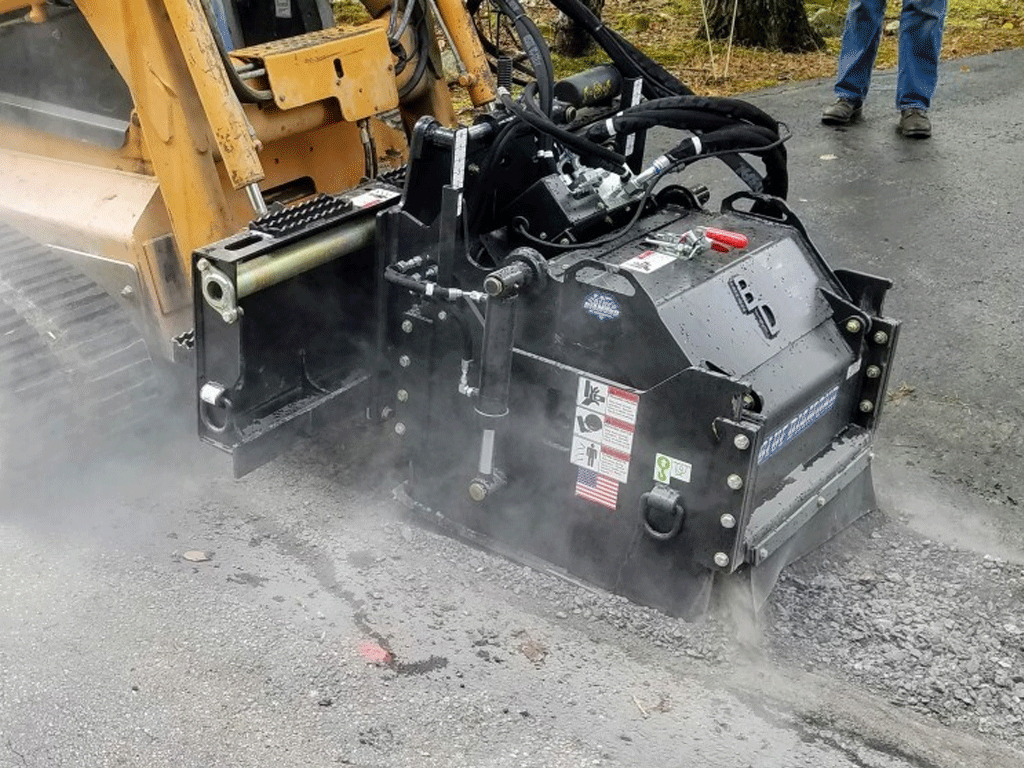 BLUE DIAMOND High Flow Cold Planer for Skid Steer 40′′ to 48′′ wide