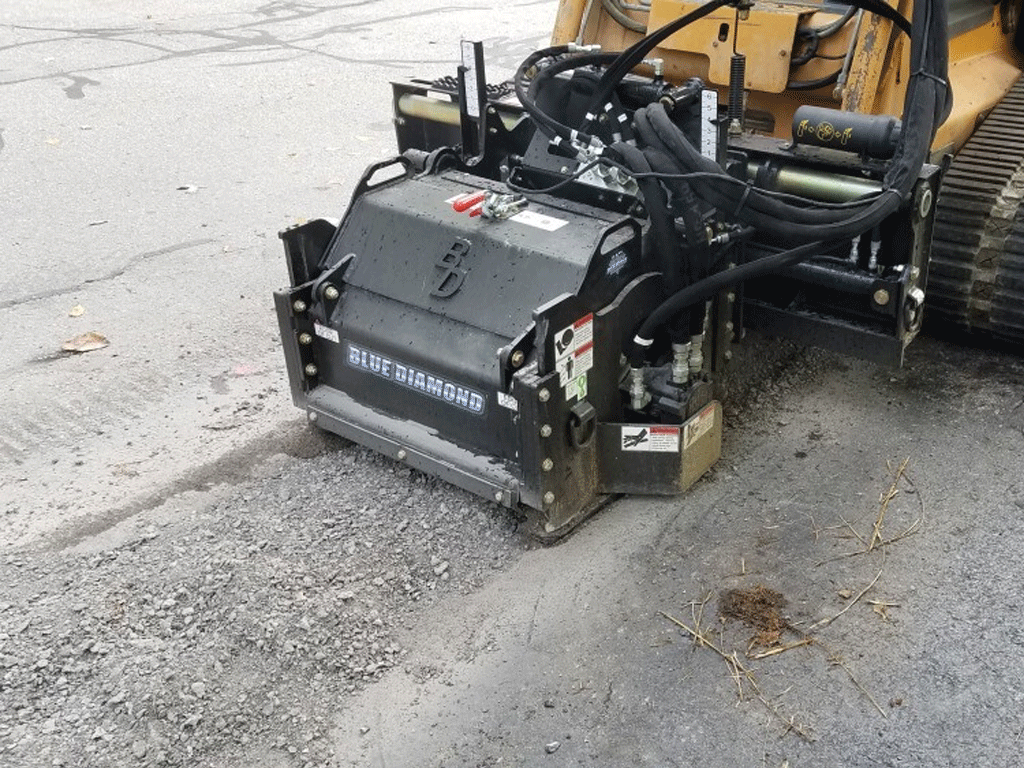 BLUE DIAMOND High Flow Cold Planer for Skid Steer 40′′ to 48′′ wide