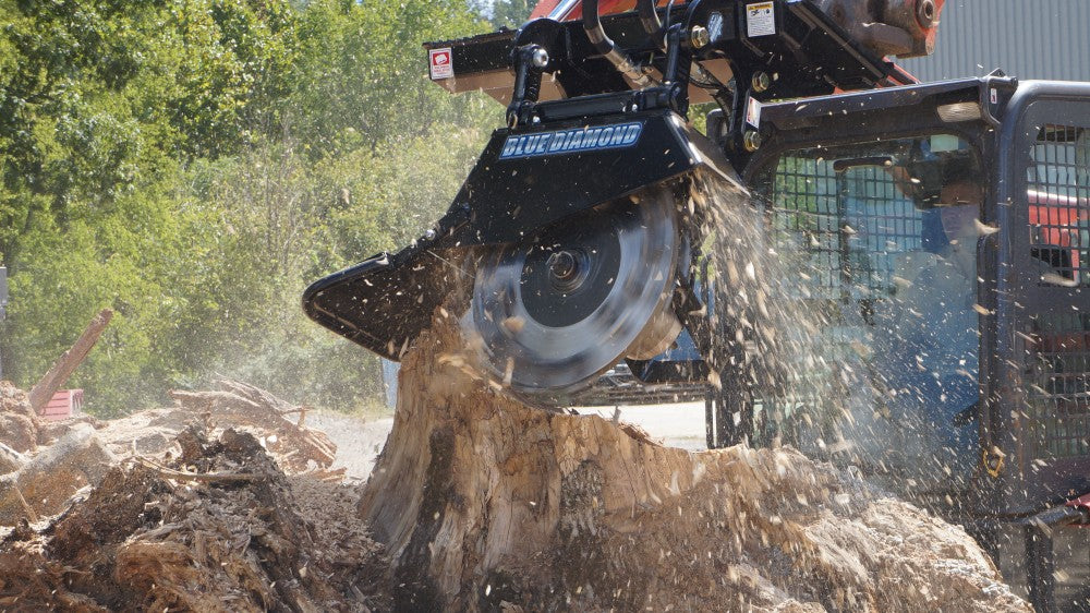 BLUE DIAMOND Extreme Duty Stump Grinder for Skid Steer