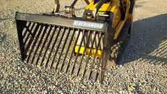 Blue Diamond Rock Bucket For Mini Skid Steer
