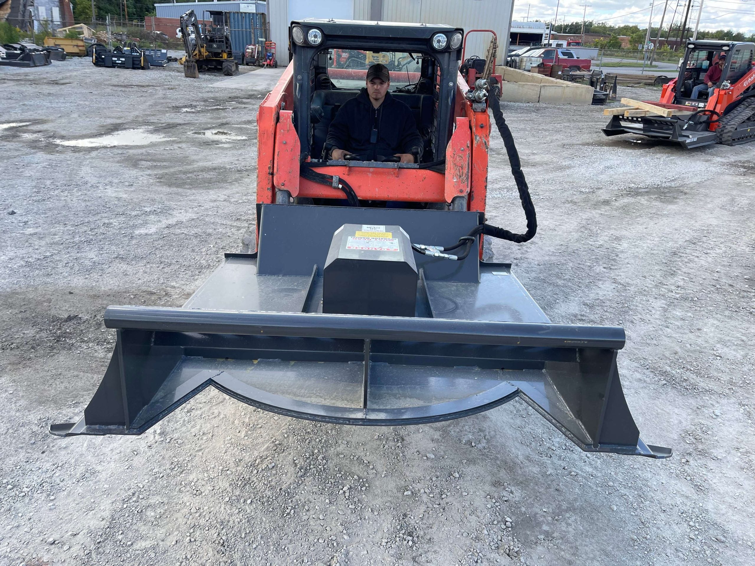 CID Heavy Duty Gearbox Brush Cutter For Skid Steer