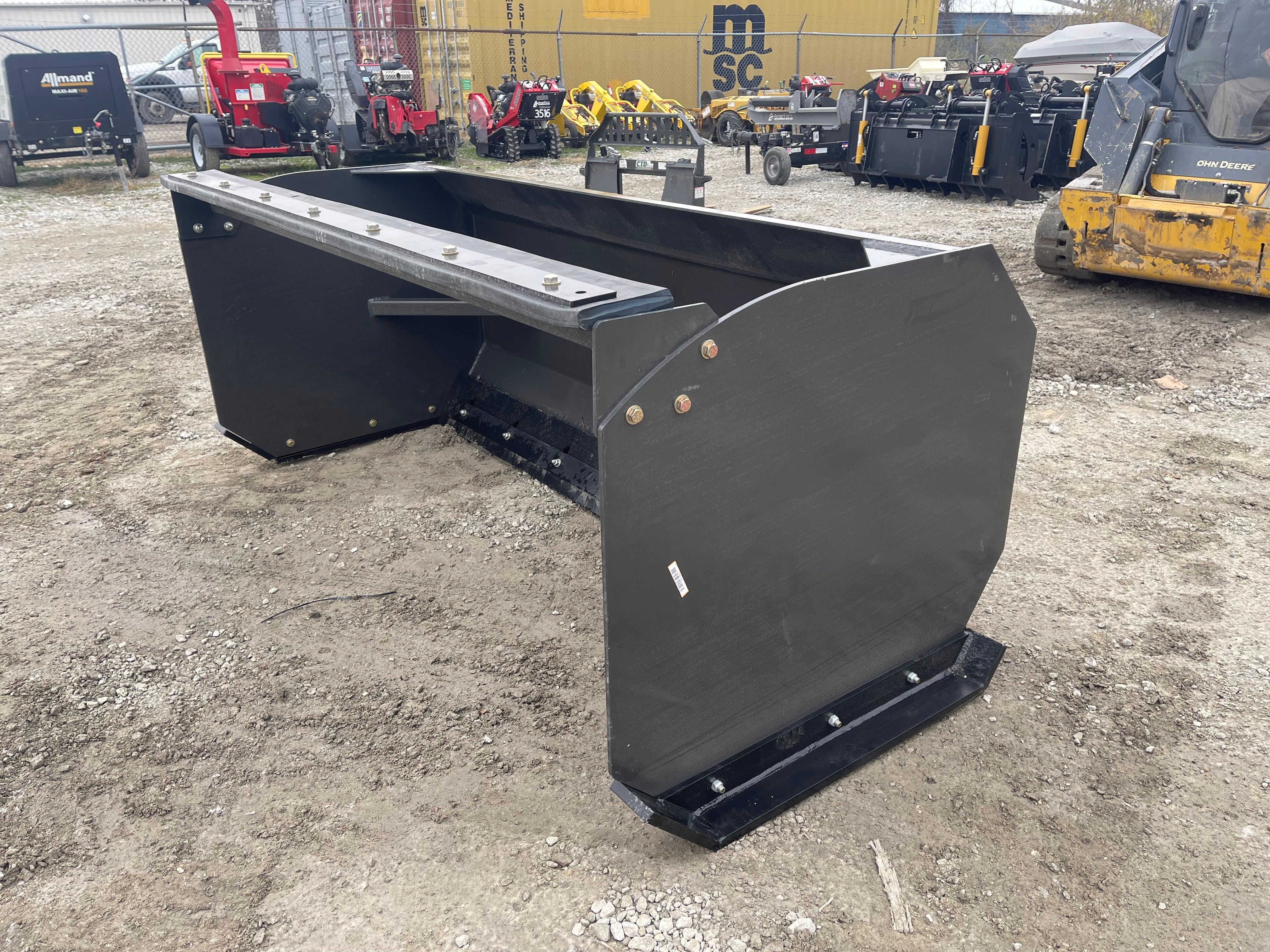 CID Snow Pusher Xtreme Duty For Skid Steer