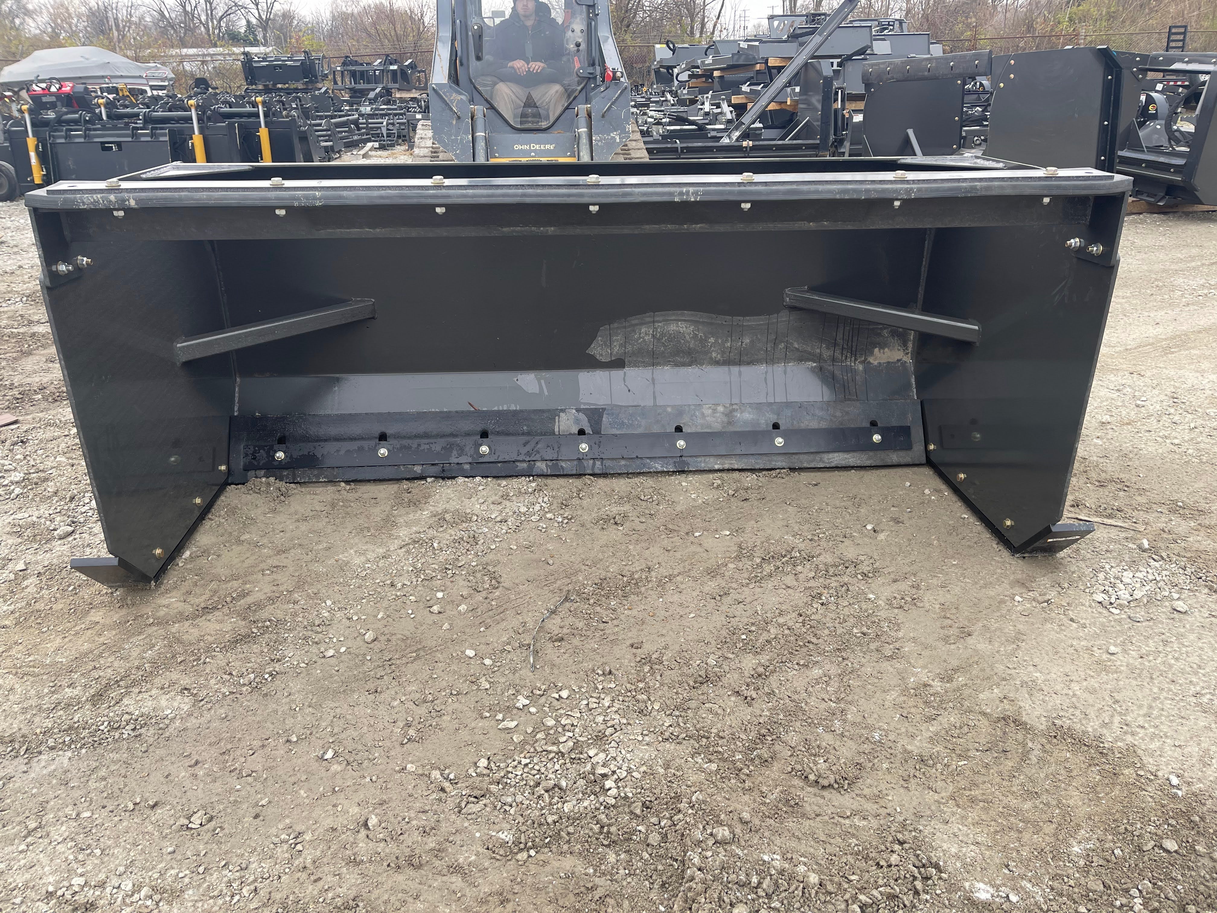 CID Snow Pusher Xtreme Duty For Skid Steer
