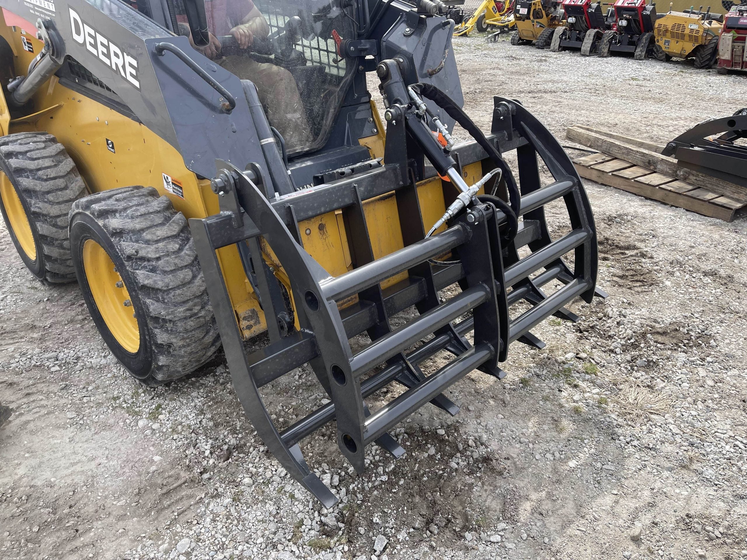 CID Rake Grapple Compact For Skid Steer