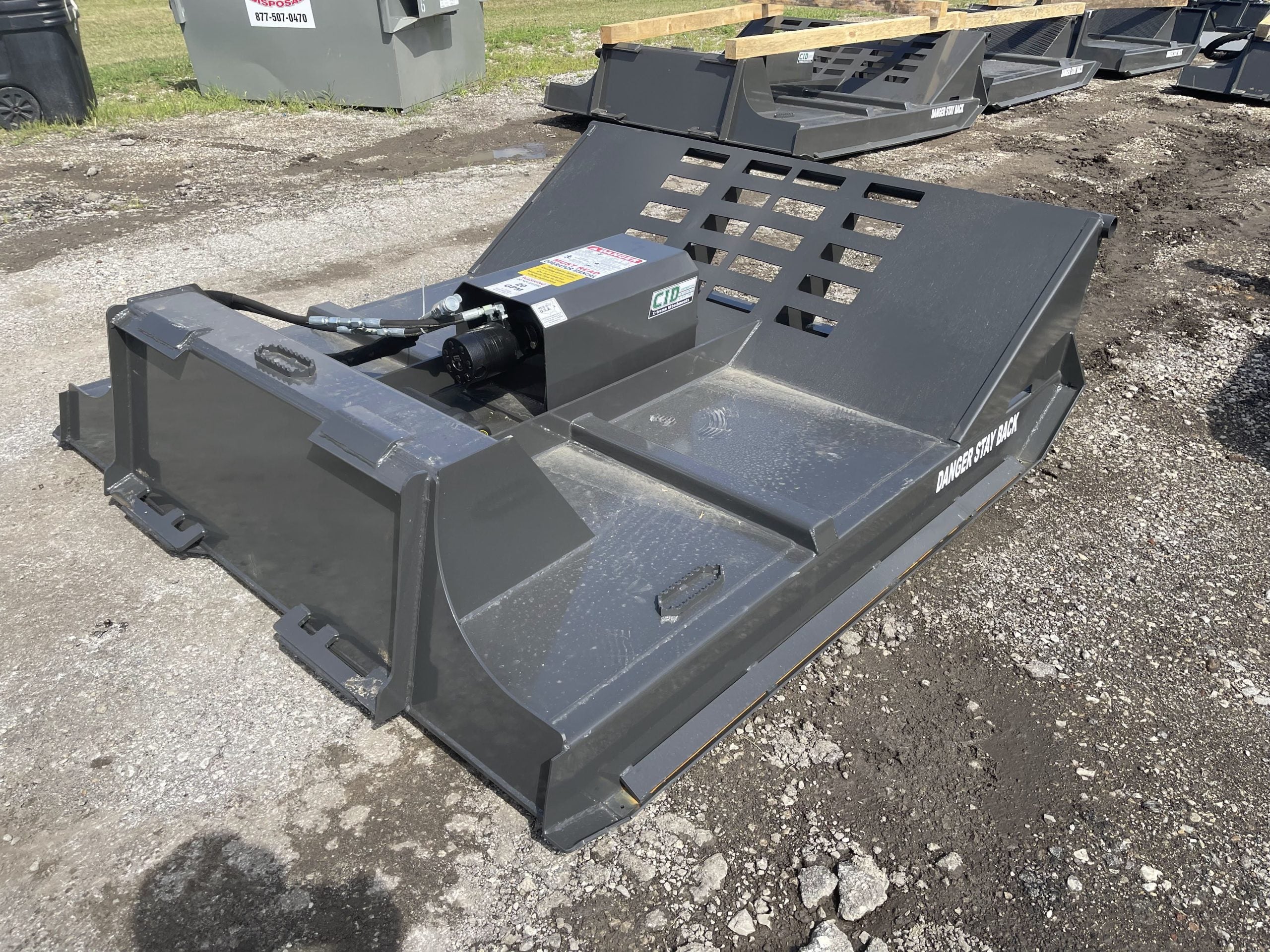 CID Xtreme Duty Gearbox Brush Cutter For Skid Steer