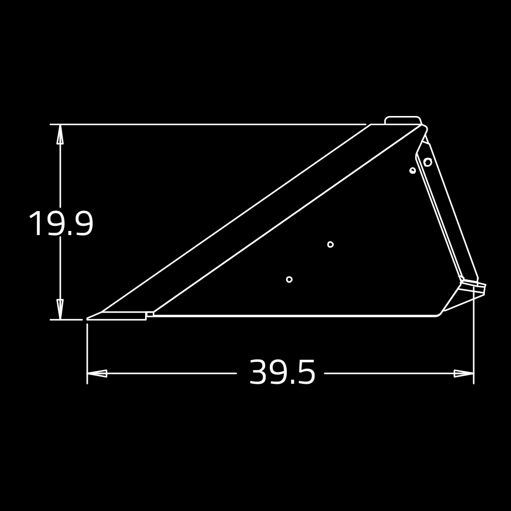 WAIN ROY Low Profile Long Bottom Buckets for Skid Steers