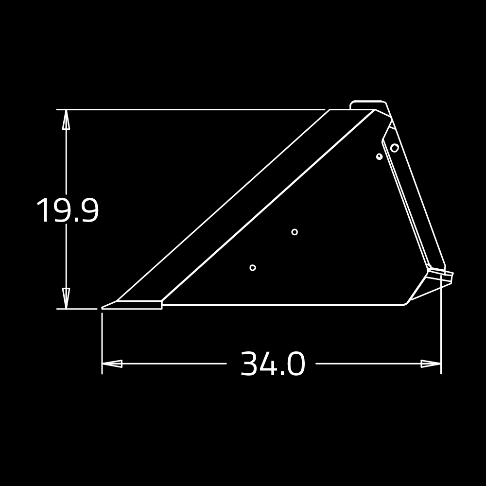 WAIN ROY Low profile short bottom Buckets for Skid Steers